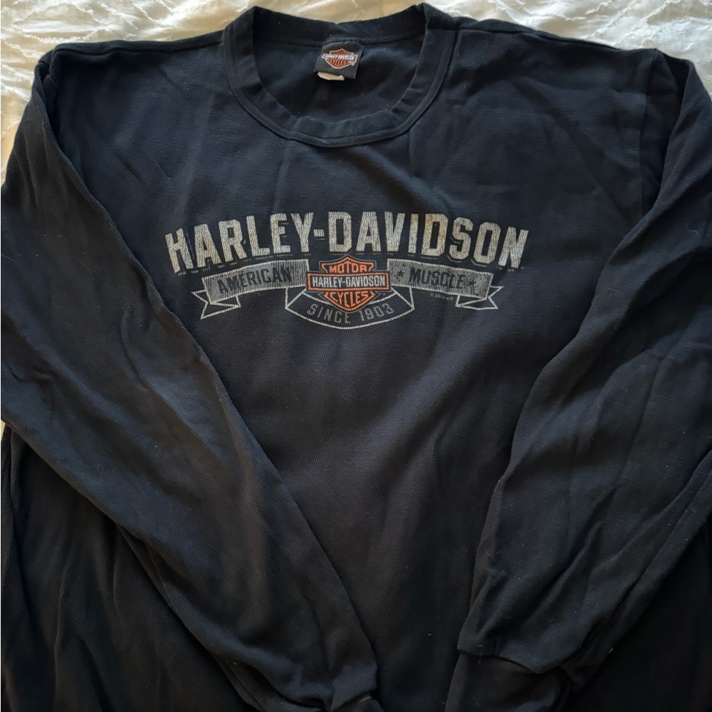 Harley-Davidson Black Long Sleeve Thermal
